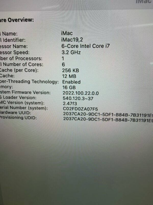 iMac 2019 2020